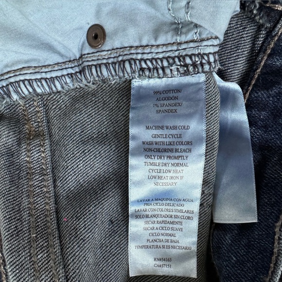 Calvin‎ Klein Blue Straight Leg Jeans - Picture 6 of 14